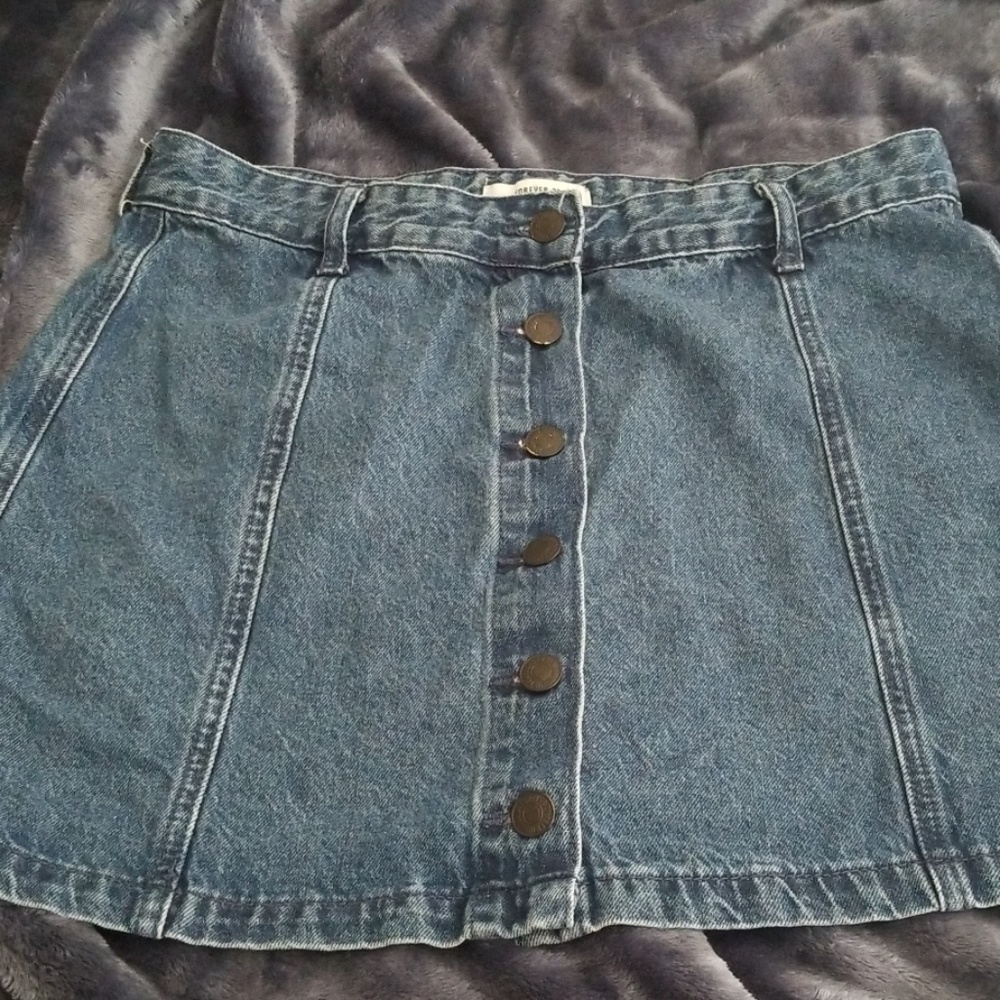 Forever 21 denim Skirt